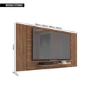 Painel TV Até 55 Polegadas 4 em 1 Marrom Multiplus Caemmun