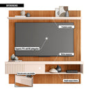 Painel Para Tv's Até 65 Polegadas Moon Marrom Caemmun