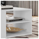 Mesa de Centro Retangular Com Divisória Opala Branco Caemmun