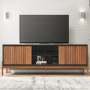 Rack Bancada Para Tv Até 72 Polegadas Tiger Preto Caemmun