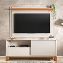 Bancada Rack Com Painel Para Tv Até 55 Polegadas Jace Bege