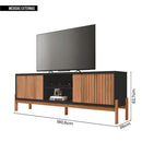 Rack Bancada Para Tv Até 72 Polegadas Tiger Preto Caemmun