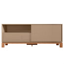 Bancada Rack Para TV até 55 Polegadas Jace Marrom Caemmun