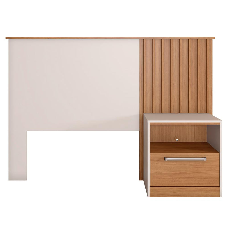Cabeceira Para Cama De Solteiro Marrom Oberon Caemmun