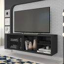 Rack Bancada Para TV 55 Polegadas Multiverso Preto Caemmun