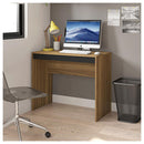 Mesa Computador Para Escritório 90 Cm Marrom Recta Caemmun