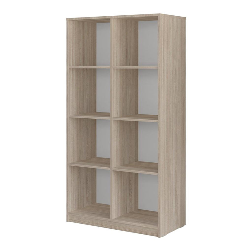 Estante Livreiro Multiuso 8 Nichos Branco Side Caemmun