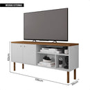 Bancada Para TV Até 60 Polegadas Multi Branco Caemmun