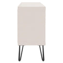 Bancada Rack Montada Até 50 Polegadas Bege Frizz Caemmun