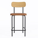 Banco Alto Student Preto/Caramelo - Overseas