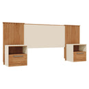 Cabeceira Cama De Casal Extensível Marrom Lucius Caemmun