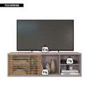 Rack Bancada Para TV 55 Polegadas Multiverso Cinza Caemmun