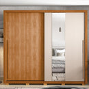 Guarda Roupa Casal 2 Portas 4 Gavetas Imper Marrom Caemmun