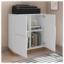 Kit Conjunto Escritório 4 Peças Cubic Branco Caemmun