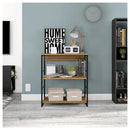 Estante Aparador Livreiro Organizador Fabrick Marrom Caemmun