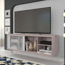 Rack Bancada Para TV 55 Polegadas Cinza Multiverso Caemmun