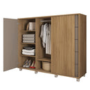 Cômoda Sapateira 2 Portas 5 Gavetas Marrom Pegasus Caemmun