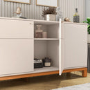 Buffet Aparador 4 Portas Balcão Bege Jace Caemmun