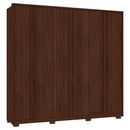 Guarda Roupa Casal Mozart 4 Gavetas 6 Portas Marrom Caemmun