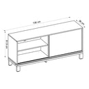 Bancada Rack Para TV até 45 Polegadas Jace Marrom Caemmun