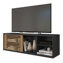 Rack Bancada Para TV 55 Polegadas Preto Multiverso Caemmun