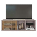 Rack Bancada Para TV 55 Polegadas Multiverso Cinza Caemmun