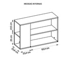 Mesa Lateral De Apoio Decorativa Centro Opala Preto Caemmun