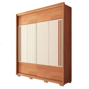 Guarda Roupa Roupeiro Roma 2 Portas 3 Gavetas Marrom Caemmun