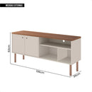 Bancada Para TV Até 60 Polegadas Multi Bege Caemmun