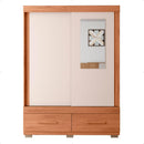 Guarda Roupa Mongi 2 Portas Com Espelho Marrom Caemmun