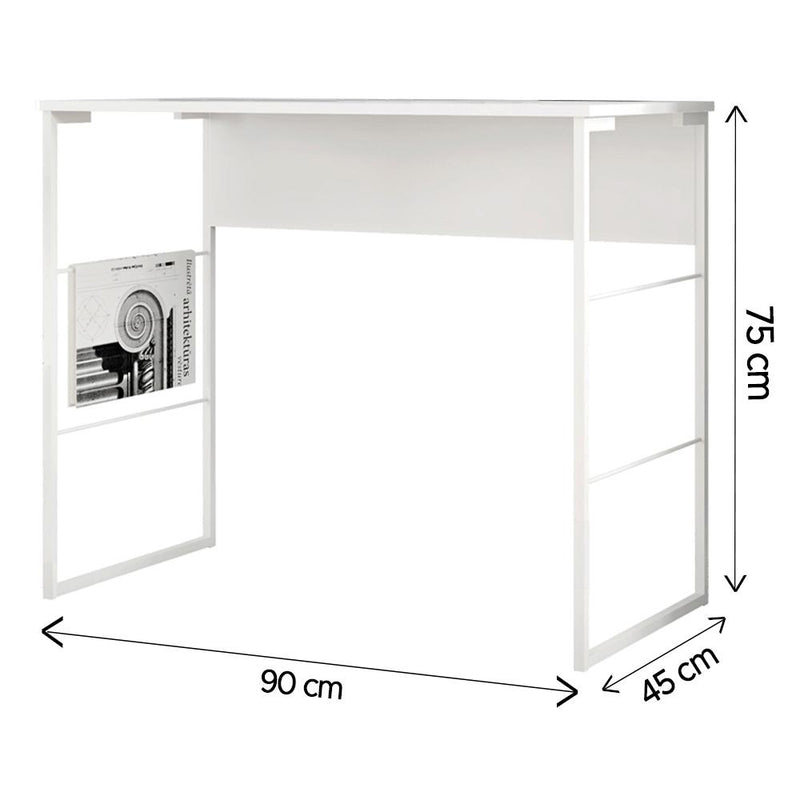 Mesa De Estudo Computador Escritório Fabrick 90 Cm Caemmun