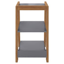 Mesa Lateral Loft Cinza/natture - Líder Design