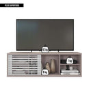 Rack Bancada Para TV 55 Polegadas Cinza Multiverso Caemmun