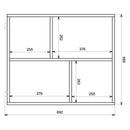 Nicho Multiuso Kylie Brinquedoteca - Cacao Caemmun