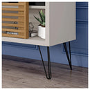 Rack Bancada Para TV Até 55 Polegadas Frizz Bege Caemmun