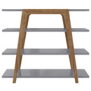 Aparador Buffet Retrô 4 Prateleiras Loft - Líder Design