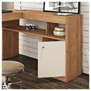 Mesa De Computador Com Gaveta Nilo Buriti Off White Caemmun