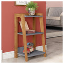 Mesa Lateral Loft Cinza/natture - Líder Design