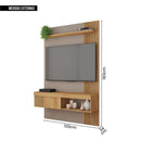 Painel Para TV Até 45 Polegadas Moon Marrom Caemmun