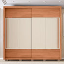 Guarda Roupa Roupeiro Roma 2 Portas 4 Gavetas Marrom Caemmun