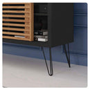 Rack Bancada Para TV Até 55 Polegadas Frizz Preto Caemmun