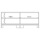 Bancada Rack Para TV até 55 Polegadas Jace Marrom Caemmun