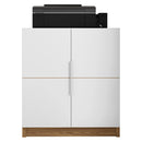 Kit Conjunto Escritório 4 Peças Cubic Branco Caemmun