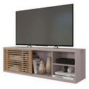 Rack Bancada Para TV 55 Polegadas Multiverso Cinza Caemmun