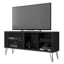 Rack Bancada Para TV Até 55 Polegadas Frizz Preto Caemmun