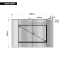 Painel Para TV's Até 70 Polegadas Sun Marrom Caemmun