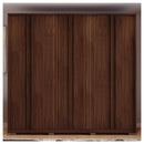 Guarda Roupa Casal Mozart 4 Gavetas 6 Portas Marrom Caemmun