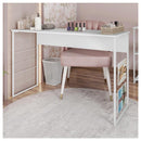 Mesa Para Manicure Aparador 120cm Branco Fabrick Caemmun