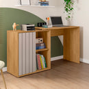 Mesa Para Escritório Office Future Marrom Caemmun