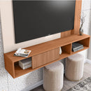 Painel Para TV até 55 Polegadas Marrom Mine Caemmun